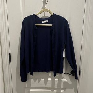 Croft & Barrow Navy Women's Cardigan NWT